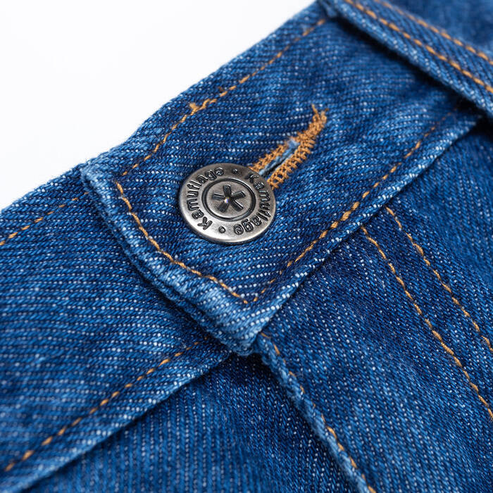 Kamuflage* spodnie unisex Baggy Jeans Biggie dark blue 