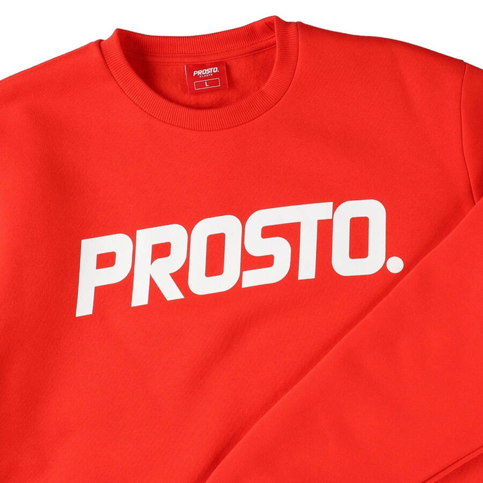 Prosto Klasyk bluza męska Crewneck Toras red