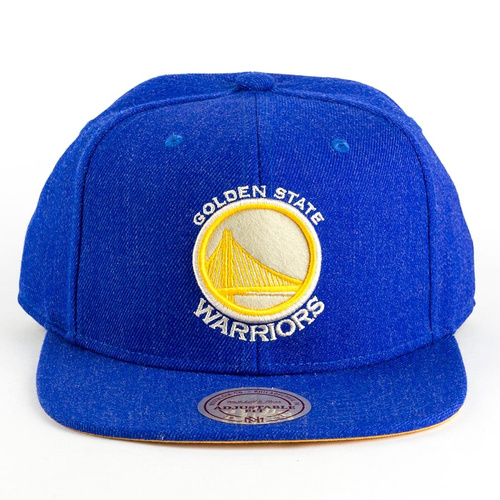 Mitchell and Ness snapback Team Heather Golden State Warriors blue