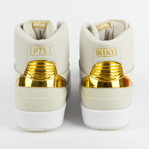  Buty do koszykówki Air Jordan 2 Quai 54 Light Bone / Metallic Gold-White (866035-001) TM