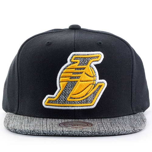 Czapka z daszkiem Mitchell and Ness snapback Woven TC Los Angeles Lakers black