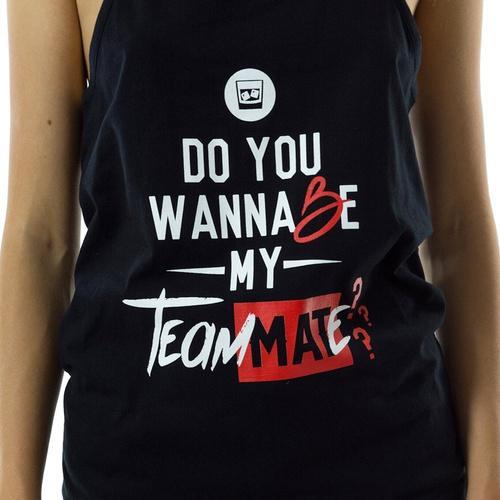 MAT Wear WMNS tank top tee TeamMATe black