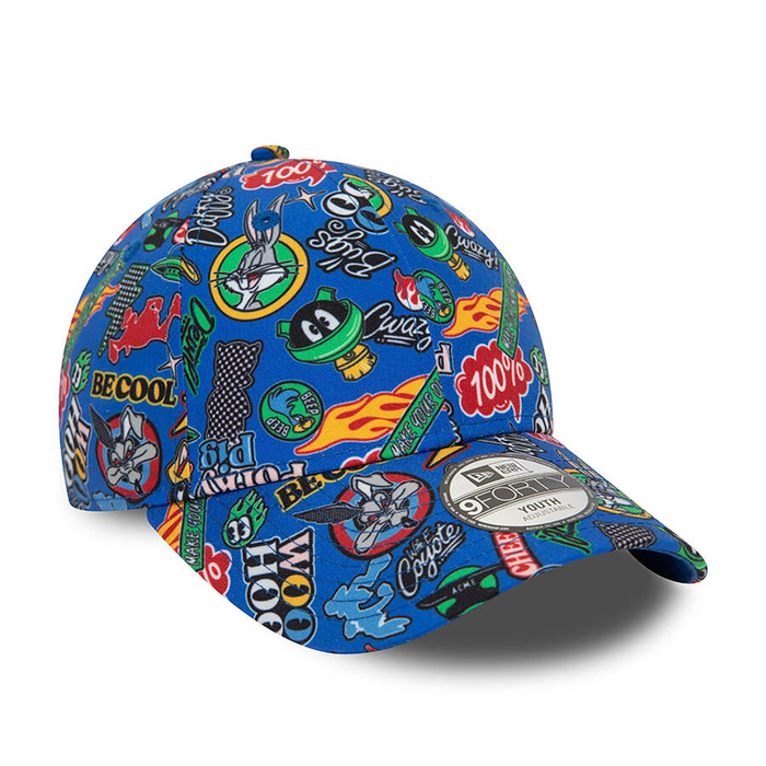 New Era czapka dziecięca z daszkiem 9FORTY Strapback Multi Character Youth Looney Tunes Graphic blue
