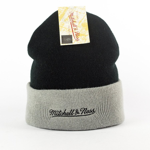 Czapka zimowa Mitchell and Ness Arched Cuff Knit Brooklyn Nets black / grey