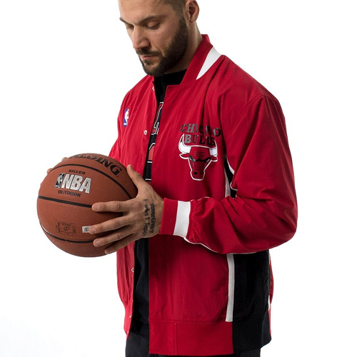 Mitchell and Ness kurtka męska NBA Authentic Warm Up Jacket Chicago Bulls red