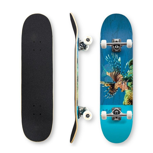 Skateboard MiniLogo Skateboards Poison Lion Birch "16" 243 K20 blue 8.25" x 31.95"