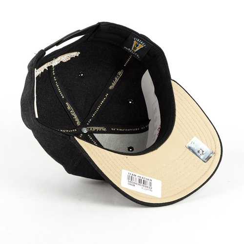 Mitchell and Ness snapback Team Heather Pittsburgh Penguins black