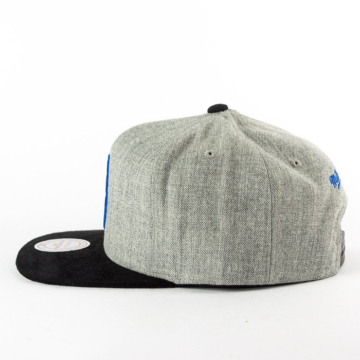 Czapka Mitchell and Ness snapback Heather Micro Golden State Warriors grey heather / black