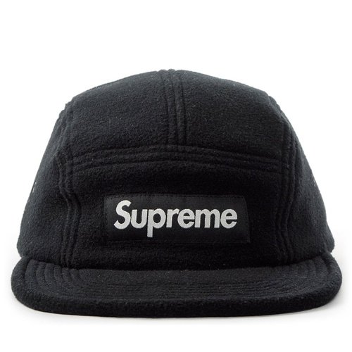 Czapka z daszkiem Supreme 5-panel Wool Camp Cap black