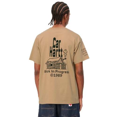 Carhartt WIP t-shirt Home dusty hamilton brown