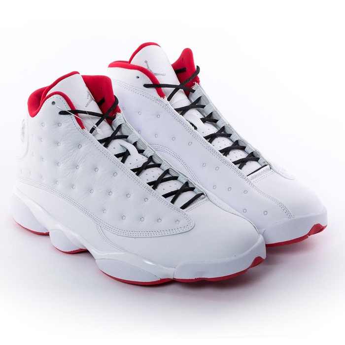 Buty do koszykówki Air Jordan 13 Retro History of Flight white / metallic silver - university red (414571-103) TM