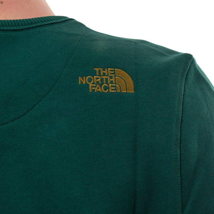 Bluza męska The North Face crewneck Drew Peak Crew night green (T92ZWRN3P)