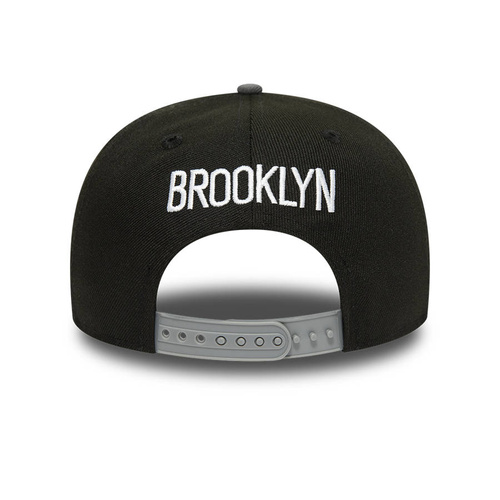 New Era czapka z daszkiem Snapback 9FIFTY NBA Wordmark Brooklyn Nets black / grey