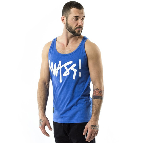 Koszulka męska Mass Denim tank top Signature heather blue $