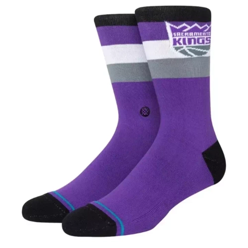 Stance skarpety koszykarskie ST Crew NBA Sacramento Kings purple