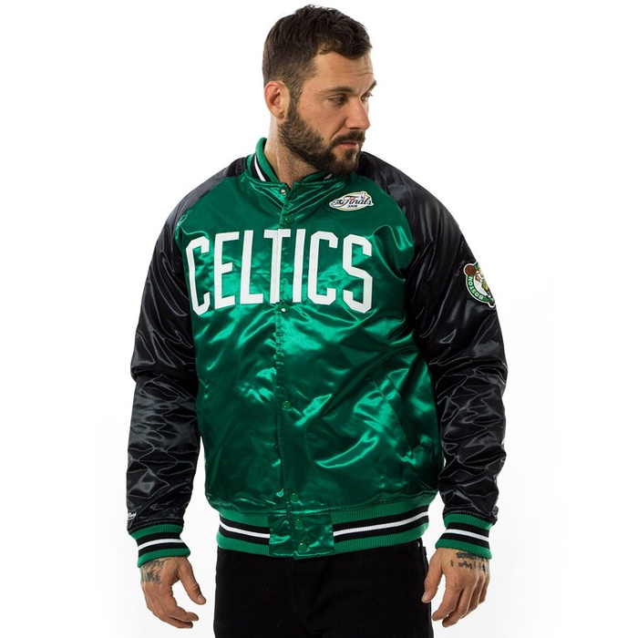 Mitchell and Ness NBA Tough Season Satin Jacket Boston Celtics