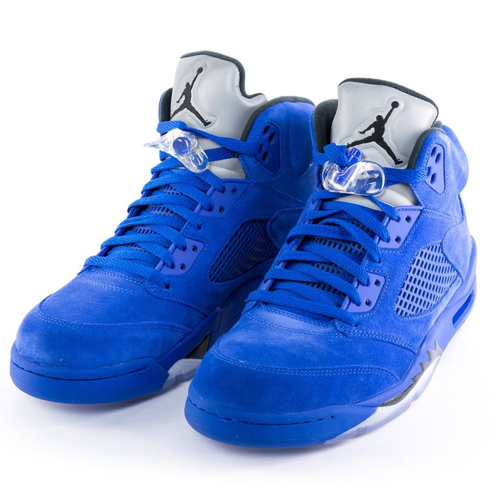Buty męskie Jordan V Retro Blue Suede game royal (136027-401) TM