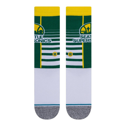 Skarpety koszykarskie Stance socks NBA Gradient Seattle SuperSonics white / green