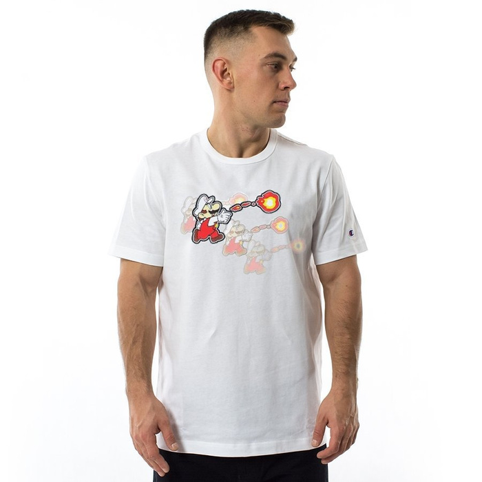 Koszulka męska Champion x Super Mario Bros.™ Anniversary t-shirt White (216871/WW001)