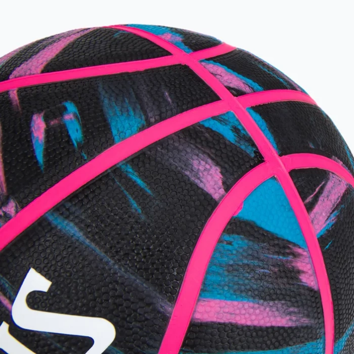 Spalding basketball Marble Outdoor black-pink-blue size.7