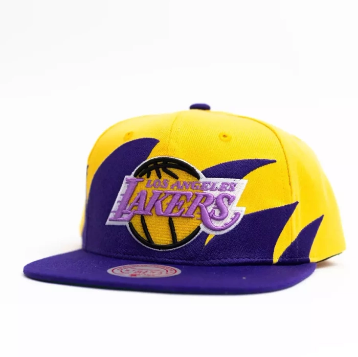 Mitchell and Ness Czapka z daszkiem Sharktooth HWC snapback NBA Los Angeles Lakers yellow/purple