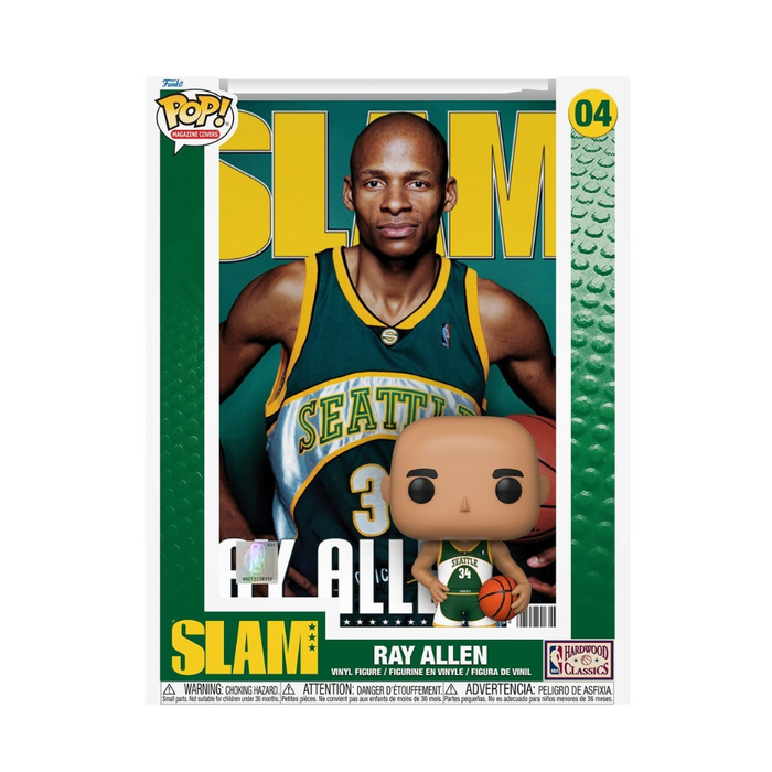 Funko Pop NBA Slam Magazine Covers Seatlle SuperSonics Ray Allen