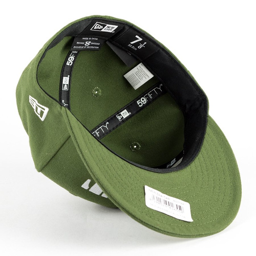 MAT Wear x New Era 59FIFTY fitted cap MAT Script olive