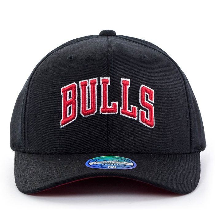 Czapka z daszkiem Mitchell and Ness snapback Courtside 2 110 Chicago Bulls black