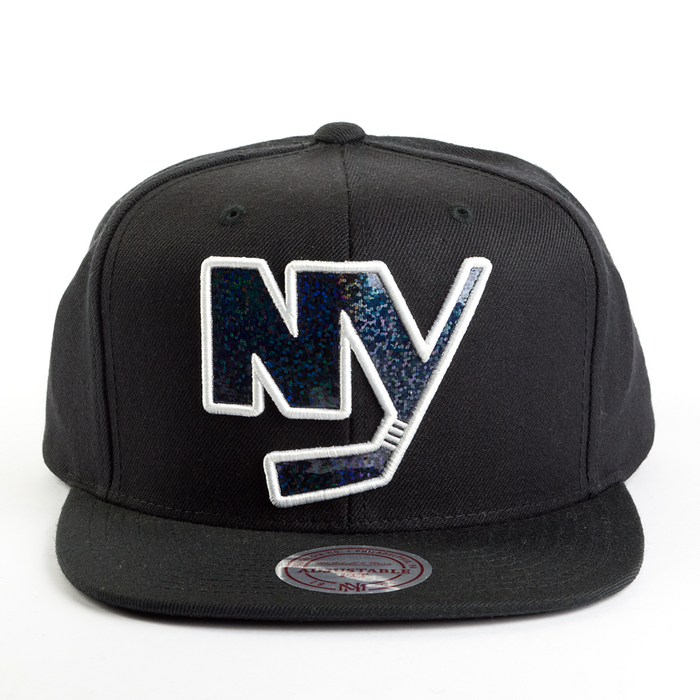 Czapka z daszkiem Mitchell and Ness snapback Dark Hologram New York Islanders black