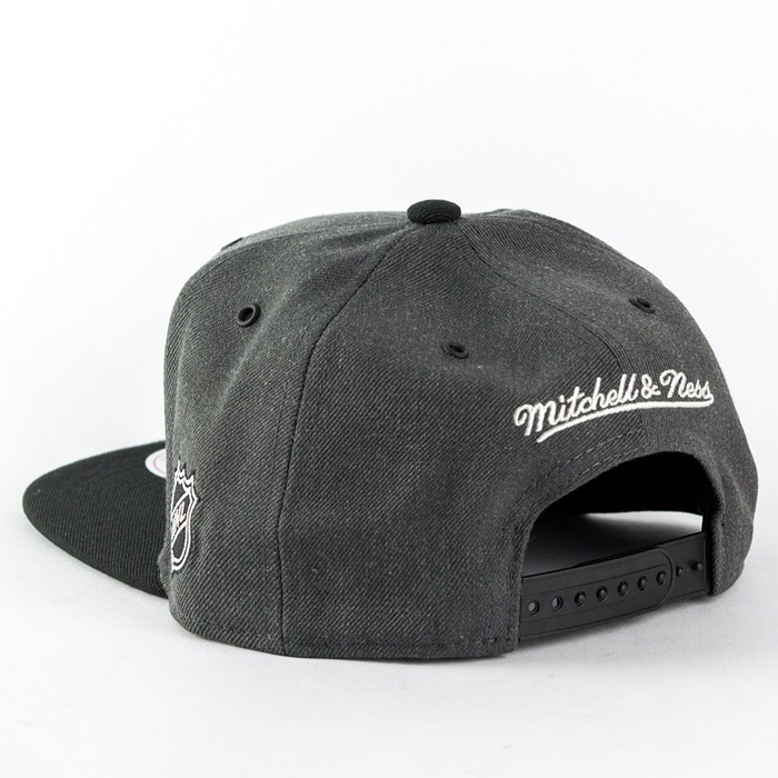 Czapka z daszkiem Mitchell and Ness snapback G3 Logo Boston Bruins charcoal / black 