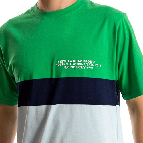 Prosto X Vistula t-shirt Johan green / navy / blue / white