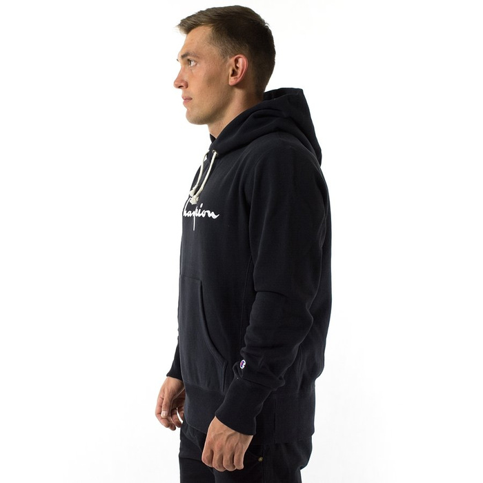 Champion sweatshirt hoody Reverse Weave Emb. Script Logo black (215210/KK001)