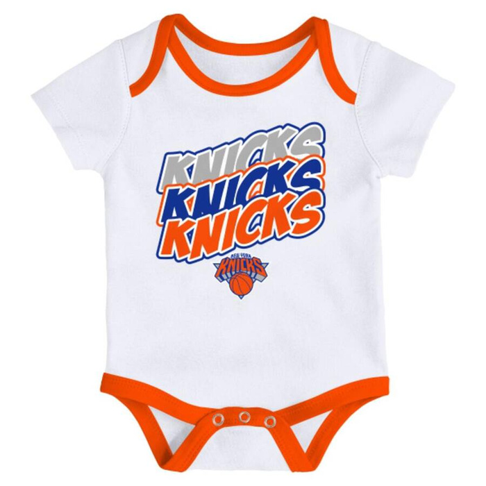 NBA Licensed kids body New York Knicks Monterey Tie Dye orange / white (2pack)