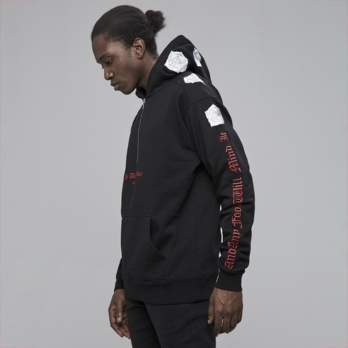 Cayler and Sons sweatshirt CSBL Order Half Zip Hoody black / red