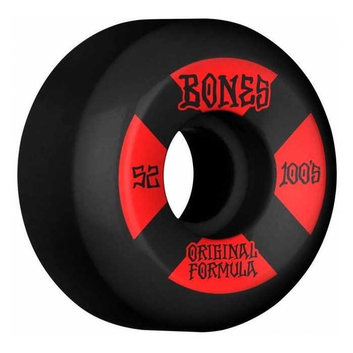 Bones Wheels OG Formula 100 #4 V5 Sidecut 100A black 4szt. (52mm)