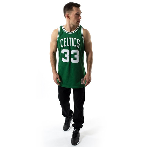Mitchell and Ness Swingman Jersey HWC Boston Celtics Larry Bird green