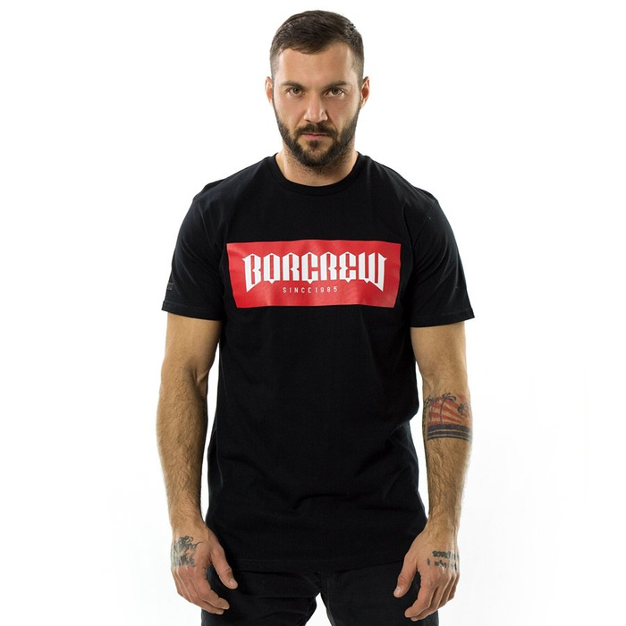 Koszulka męska BOR t-shirt Crew black