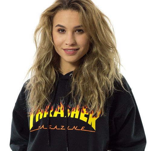 Bluza damska Thrasher hoody WMNS BBQ black