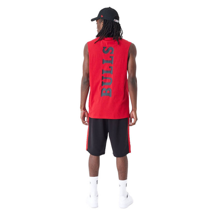 New Era tank top NBA Red Sleeveless NBA Chicago Bulls red