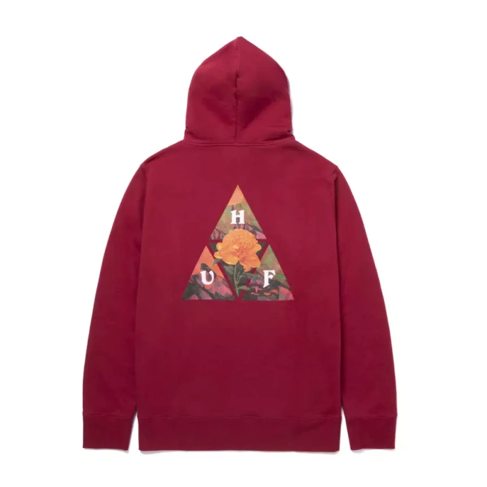 HUF sweatshirt hoody New Dawn Triple Triangle bloodstone