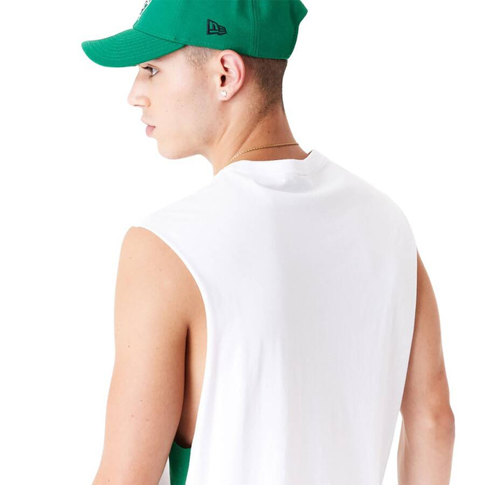 New Era NBA Colour Block Boston Celtics Tank Top white