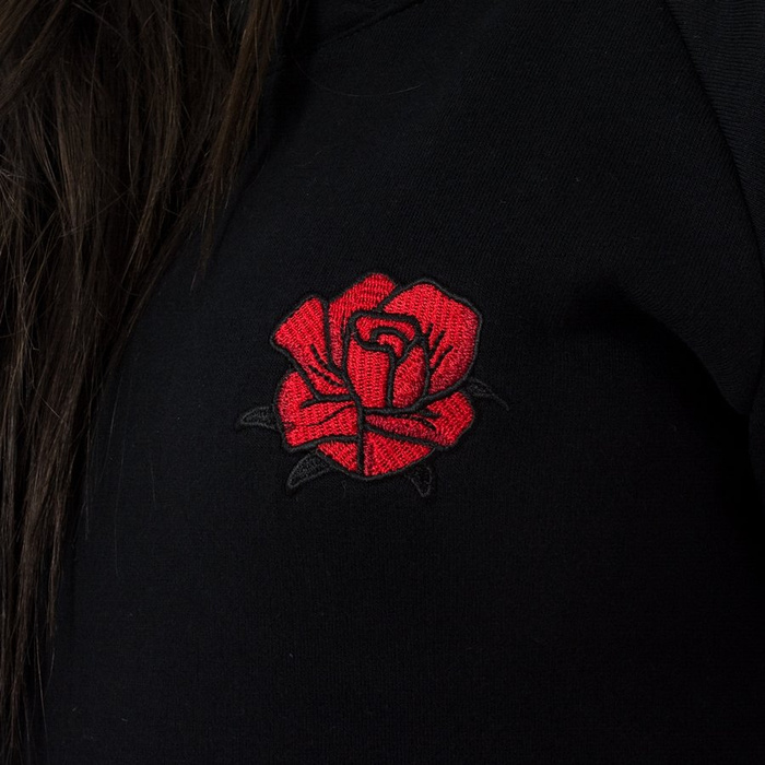 Bluza damska Jungmob hoody Rose String black