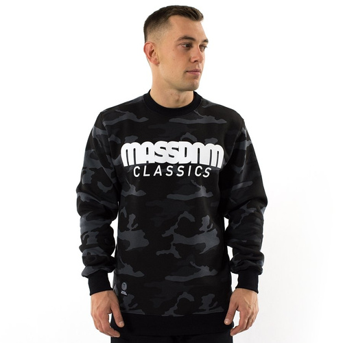 Bluza męska Mass Denim crewneck Classics black camo