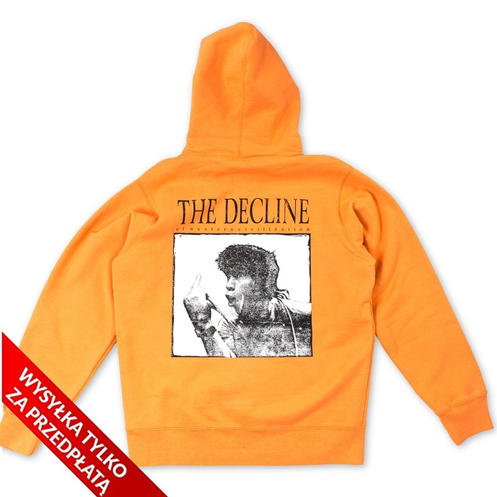 Supreme sweatshirt hoody Decline orange