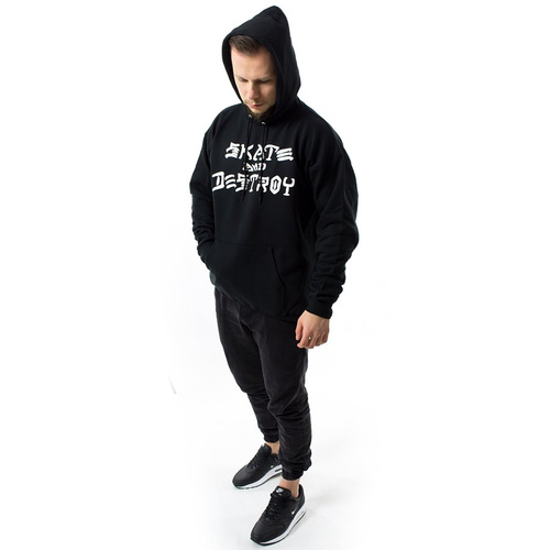 Thrasher Bluza męska hoody Skate And Destroy black