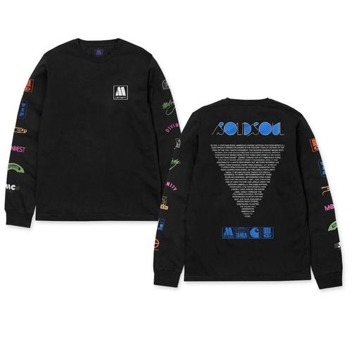 Koszulka męska z długim rękawem Motown x Carhartt WIP longsleeve Sublabels black