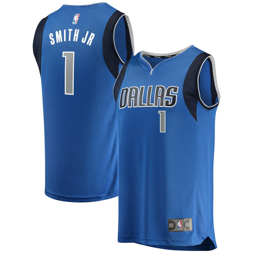 Fanatics Replica Jersey NBA Icon Edition Dallas Mavericks Dennis Smith Jr. blue