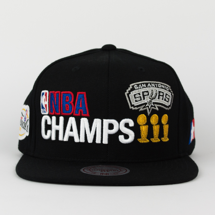 Mitchell and Ness snapback San Antonio Spurs Championship Pack NBA Finals 2005 black (VP16Z)