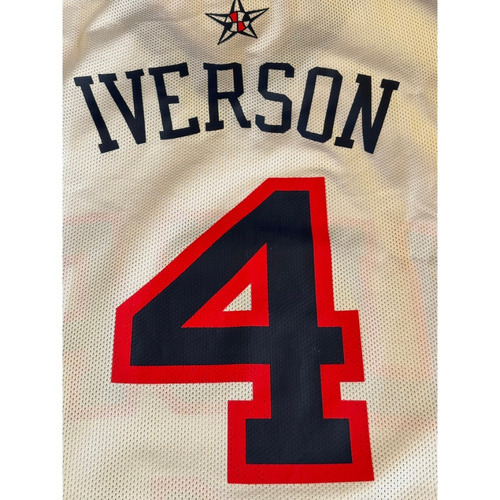 Reebok Jersey Team USA 2004 Allen Iverson white - used 8,5/10