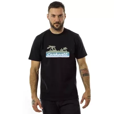 Carhartt WIP koszulka męska Palm Script black